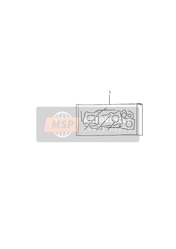 1124105H10, Gasket,Cylinder, Suzuki, 1